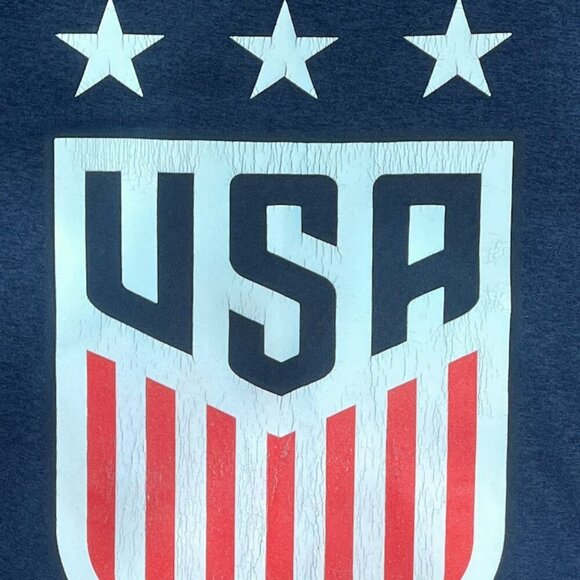 The Nike Tee Blue USA Logo Athletic Cut T Shirt, L - Picture 3 of 10
